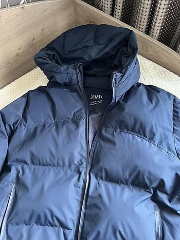 second hend: Куртка ZARA оригинал, темно‑синий. Размер 13-14 лет - Теплая — 2