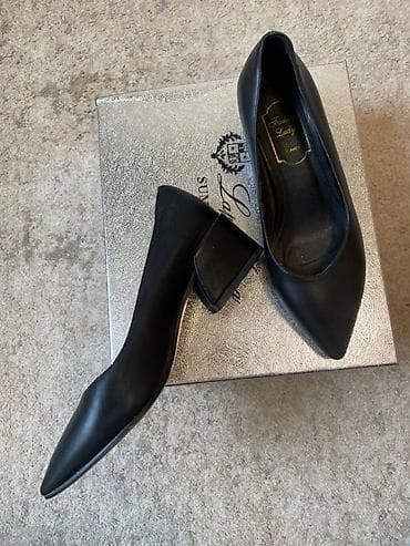 туфли ладочки: Классические женские лодочки Fashion Lady - Цвет: черный - Материал — 2