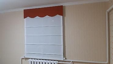 римские занавески: С ламбрекеном, Изготовление на заказ, Для спальни — 2