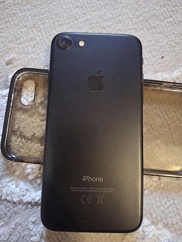 айфон есие: IPhone 7, Б/у, 32 ГБ, Черный, Чехол — 1