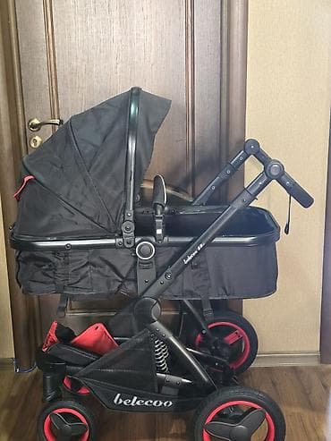 коляска белеко: Балдар арабасы, түсү - Кара — 2