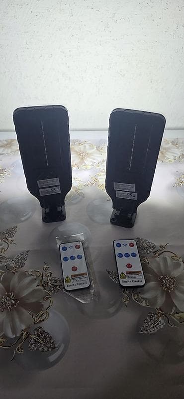 Солнечные панели: Солнечные уличные светильники с пультом ДУ - Панель на солнечной — 5