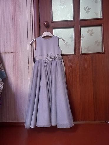 эксклюзивная одежда: Детское платье, цвет - Серый — 1