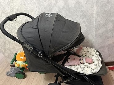 cybex balios: Коляска прогулочная Cybex Eezy S (серый текстиль, чёрная рама) — 1