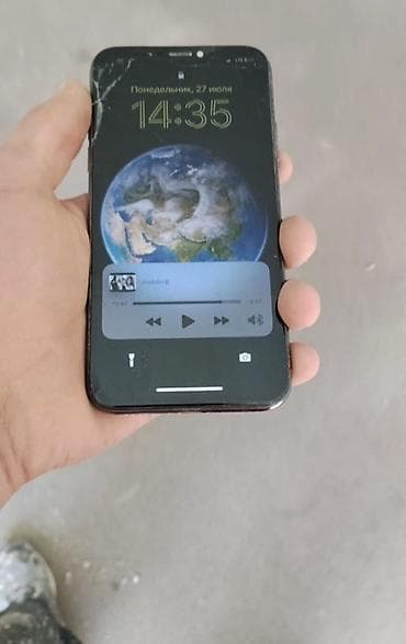 купить бу iphone 7 plus: IPhone X, Б/у, 64 ГБ, Черный, 100 % — 1
