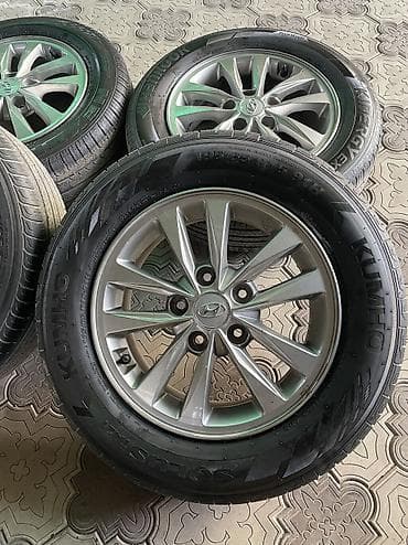 mitsubish: Литые Диски R 15 Hyundai, Комплект, отверстий - 5, Б/у — 4