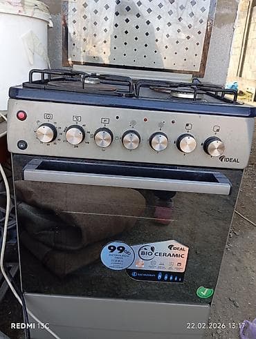 стекло газовой плиты: IDEAL, Комбинированная, Механическое, Напольная — 1