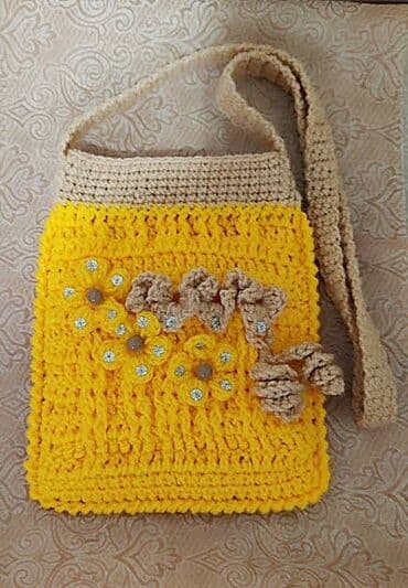 сумка для школы: Ищите подарок? Подарите вязаную сумочку ., Можно под мобильный — 3