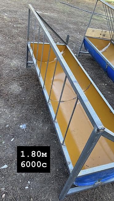 акыр аштоо кормушка: Кормушка для крупного рогатого скота /овец из металлической бочки — 2