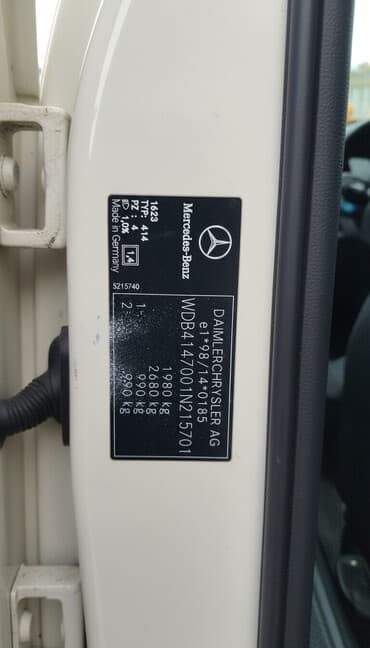 продаю домкрат: Mercedes-Benz Vaneo: 2002 г., 1.7 л, Автомат, Дизель, Минивэн — 1