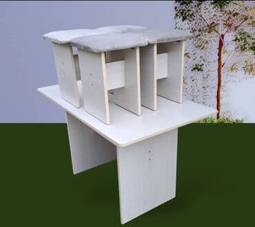 купить стол и табуретки на кухню: Кухонный стол и стул, Новый, Самовывоз, Платная доставка — 3