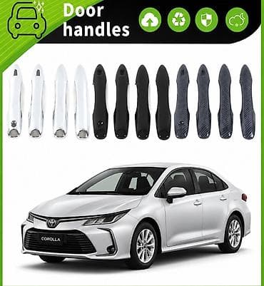 Тюнинг: Декоративдик коймолор Эшиктин туткаларына, Желим, Toyota, 2018 г., Жаңы, Өзү алып кетүү, Акысыз жеткирүү, Акылуу жеткирүү — 10