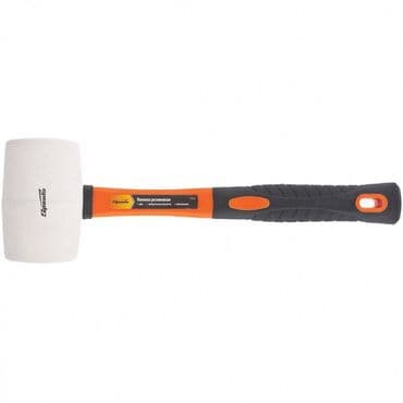 ударные инструменты: Киянка резиновая, 680 гр, белая резина, фибергласовая рукоятка — 1