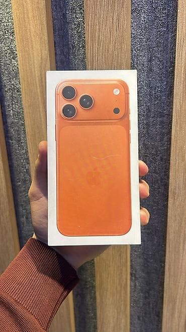 IPhone 17 Pro Max, Новый, 256 ГБ, Оранжевый, Коробка, 100 %