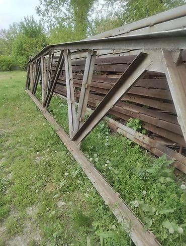 Продаются металлические фермы для каркаса здания. Количество 10 штук