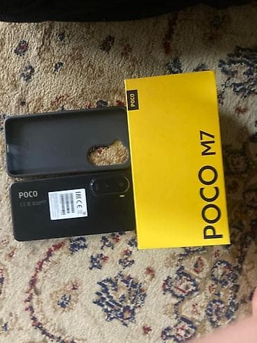 mi box: Poco M7, Б/у, 256 ГБ, цвет - Черный, 1 SIM — 7
