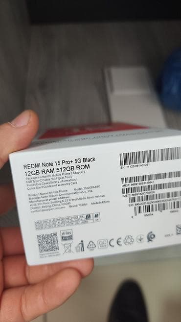 планшет на виндовс 11: Redmi, Redmi Note 15 Pro, Б/у, 512 ГБ, цвет - Черный, 1 SIM, eSIM — 2