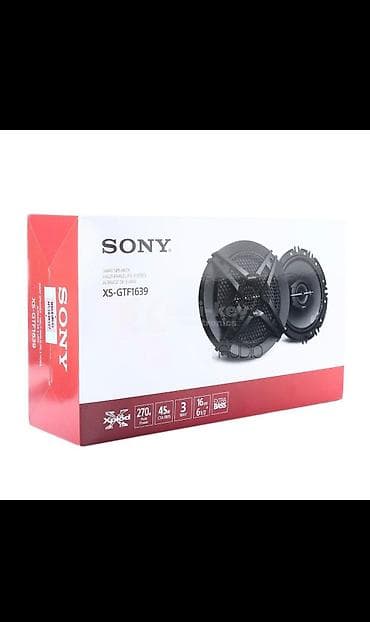 штекер магнитолы: Автоакустика Sony XS-GTF1639 - Тип: коаксиальная 3‑полосная — 1