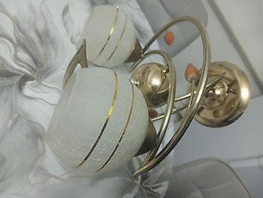 светильник светодиодный потолочный: Потолочный светильник на 2 плафона - Тип: потолочный, база под — 3