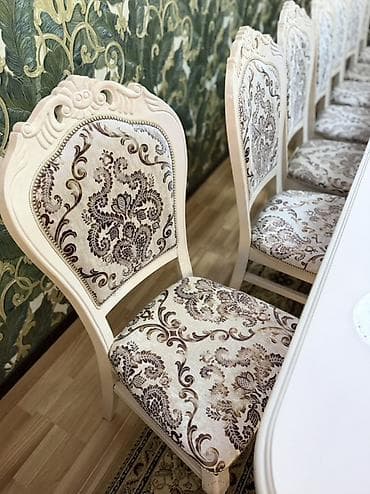 Окна и комплектующие: Стол и стул для зала, Новый, цвет - Белый — 5