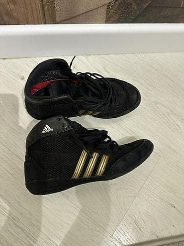 туфли на прокат: Мужские кроссовки, 38, Adidas, Б/у, цвет - Черный — 1