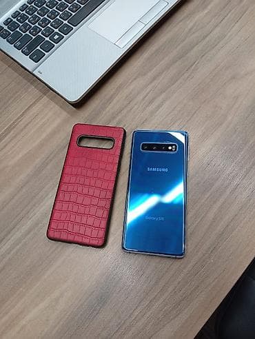 samsung 5g: Samsung Galaxy S10, Б/у, 128 ГБ, цвет - Синий — 3