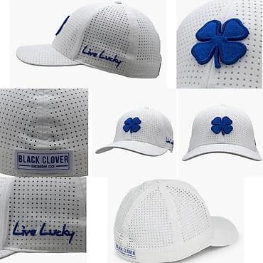 world cup: Black Clover. Перфорированная бейсболка с логотипом Clover. Вышивка — 3