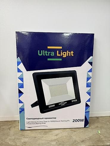Прожекторы: Светодиодный прожектор Ultra Light 200W - Мощность: 200 Вт - Тип — 1