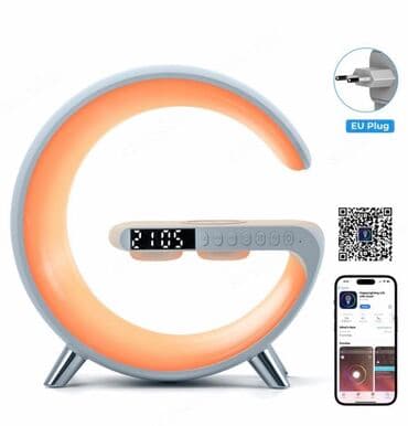 ночная лампа: Хит товар 2023 года ! Остался в черном цвете Смарт колонка - лампа с — 1