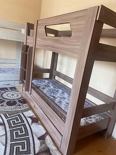 Двухъярусные кровати из ЛДСП с выдвижными ящиками - Конструкция