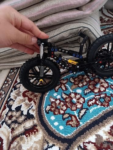 travis scott: Игрушечный велосипед-конструктор (стиль Technic) - Модель: мини — 3