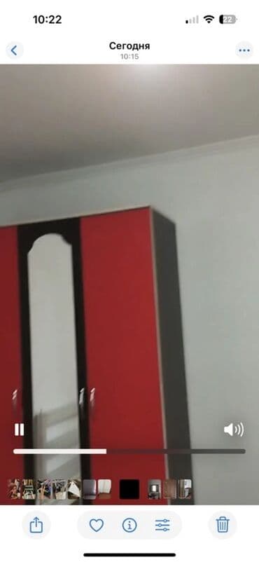 Үйдү ижарага алам: 46 м², 3 бөлмө, Жертөлө, ороо, Забор, тосулган — 1