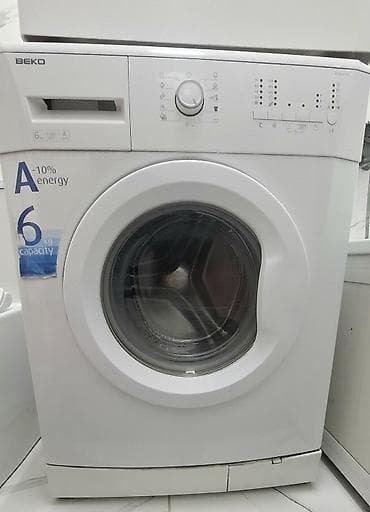 Стиральная машина BEKO Характеристики: - Загрузка: до 6 кг (наклейка 6