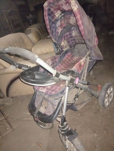 коляски бишкек дордой: Балдар арабасы, түсү - Күрөң, Колдонулган — 3