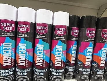 Аэрозольные материалы DECORIX (SUPER SIZE) - Универсальная акриловая