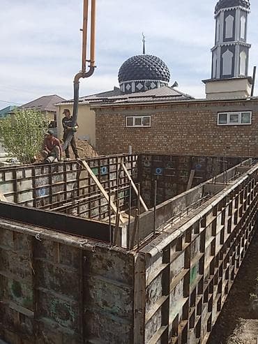 бетон столбы: Монолитные работы: фундамент, стены, армопояса - Профессиональное — 1