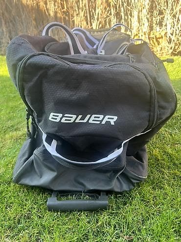 Зер буюмдар: Хоккейная сумка BAUER на колёсах - Большой вместительный отсек для — 2