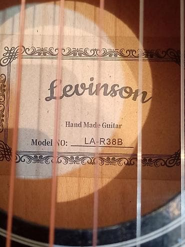 перчатки 300: Акустическая гитара Levinson LA‑R38B (Hand Made Guitar), 38" — 2