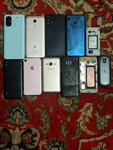 Лот телефонов. - Основной аппарат: Redmi 12C — рабочий, но в