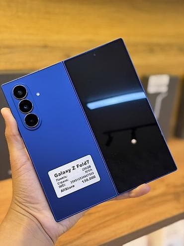mi home: Samsung Galaxy Z Fold7, Б/у, 256 ГБ, цвет - Синий, В рассрочку — 2