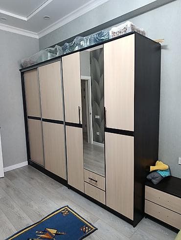 third edition solutions: Спальный гарнитур в современном стиле (цвет светлый дуб/венге): - — 5