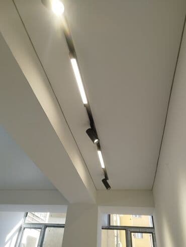 трековые светильник: Натяжной потолок Матовое Бесплатный замер, Монтаж, Демонтаж — 16