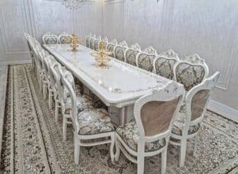 раскройные столы для ткани: Стол и стул для зала, цвет - Белый — 19