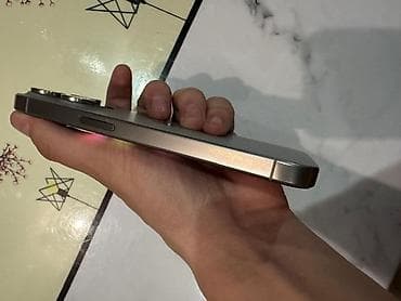 айфон за 1000 сом: IPhone 15 Pro, Б/у, 128 ГБ, Natural Titanium, Коробка, 80 % — 2