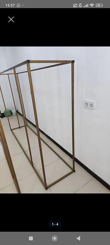 настенное зеркало: Кронштейн Для одежды, Материал: Металл, Лофт — 4