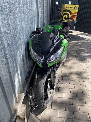 aion s plus: Kawasaki Ninja (зеленый спортбайк) - Кузов: пластиковый обвес sport — 3