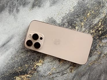 телф: IPhone 16 Pro, Б/у, 512 ГБ, Desert Titanium, 89 % — 1