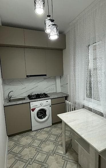 раззаков: 1 бөлмө, 35 м², 106-серия, 9 кабат, Евроремонт — 2