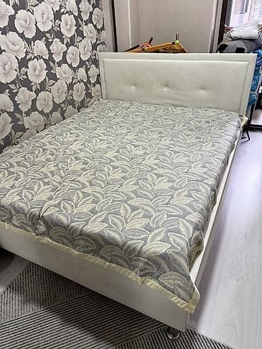 Двуспальная кровать, С ящиком для хранения, длина - 200 см — 1