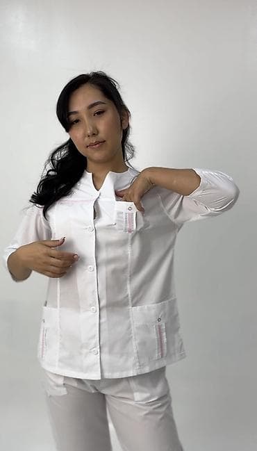 пошив костюмов: Женский медицинский костюм (куртка + брюки) - Профессиональная — 4